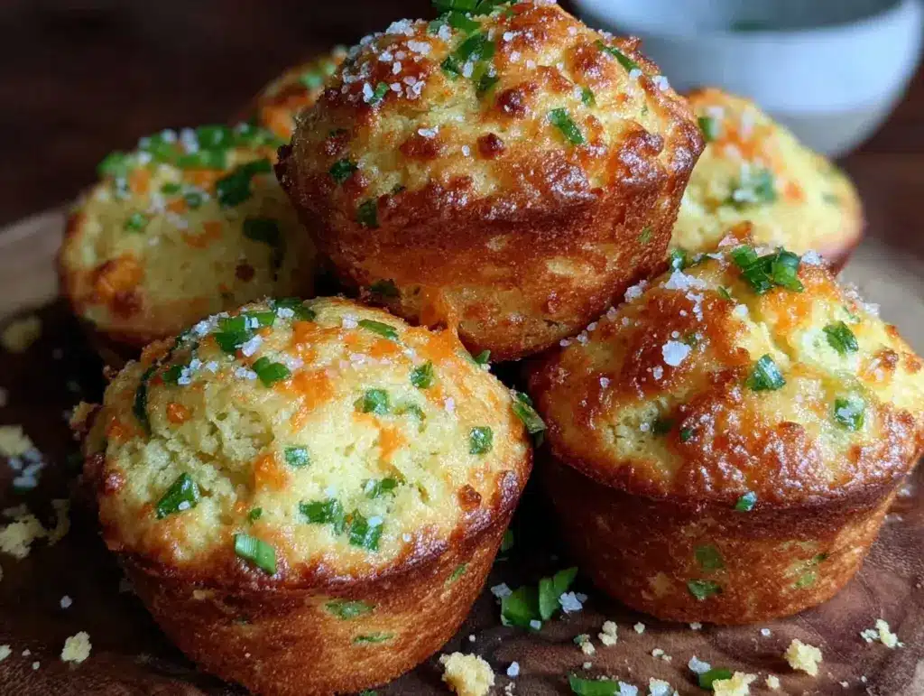 jalapeño cheddar cornbread muffins - featured image