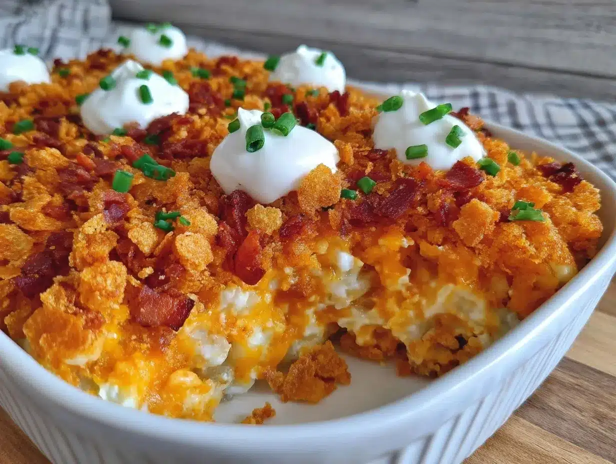 loaded baked potato casserole preparation steps