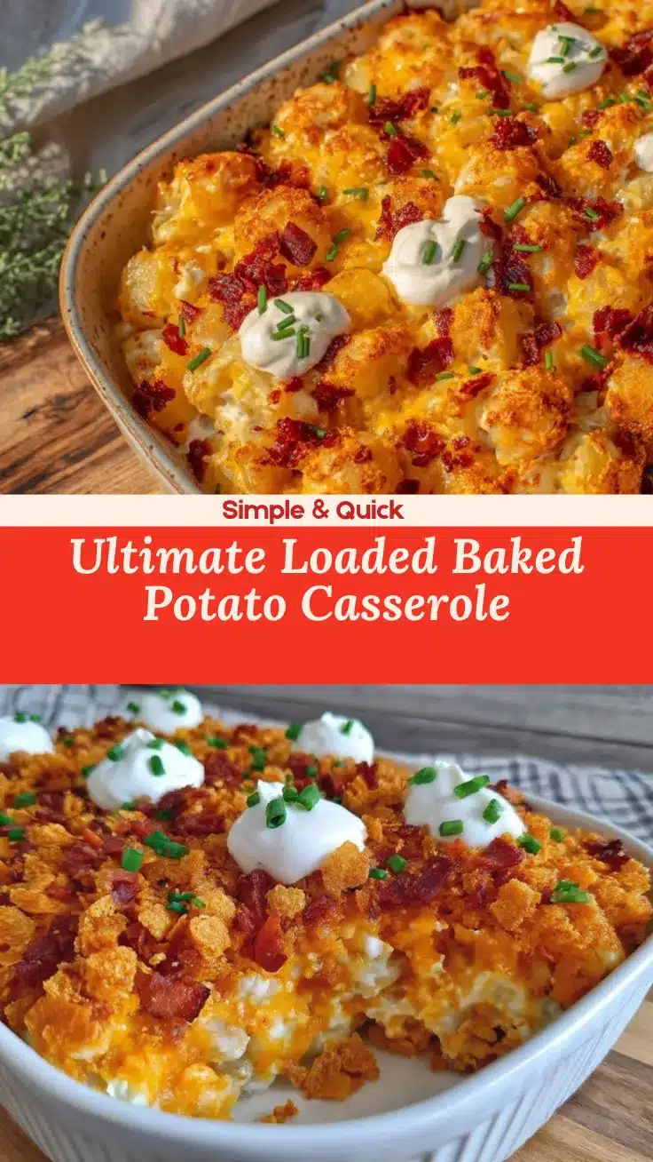 loaded baked potato casserole recipe