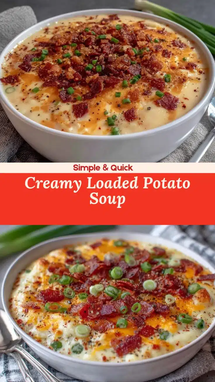 loaded baked potato soup recipe