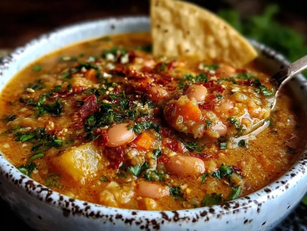 Mexican pinto bean soup - featured image