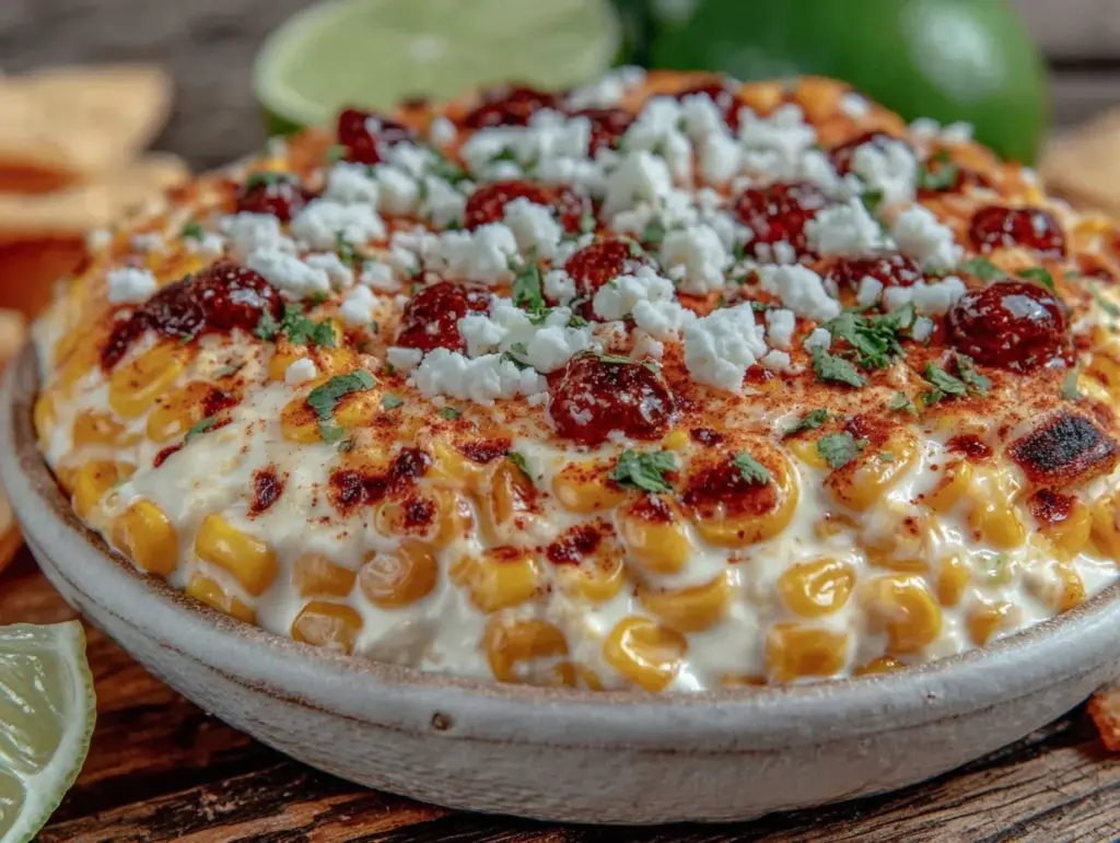 mexican street corn dip - featured image