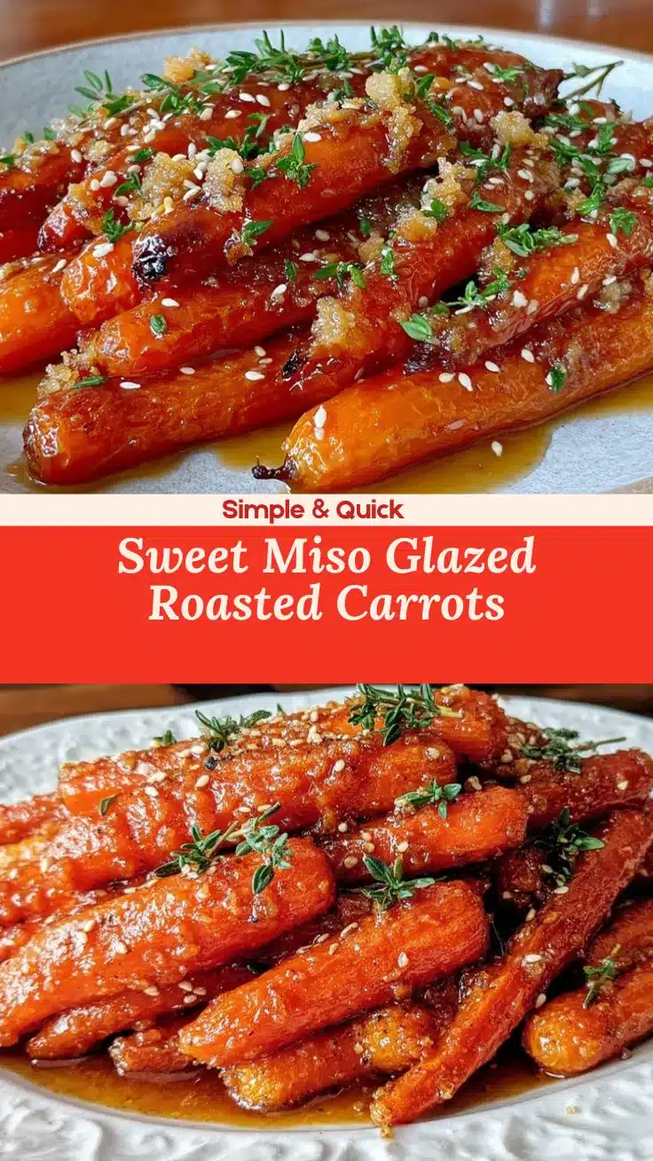 miso glazed roasted carrots recipe
