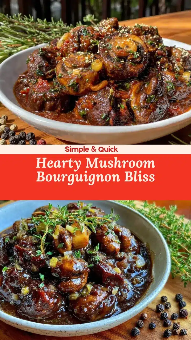 mushroom bourguignon recipe recipe