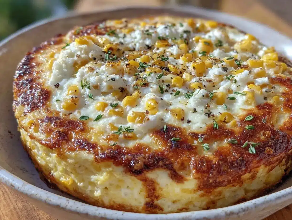 Parmesan creamed corn casserole preparation steps