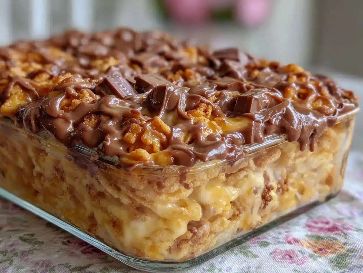 Peanut Butter Fritos Bars preparation steps