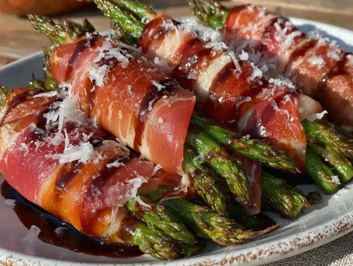 prosciutto-wrapped green beans preparation steps