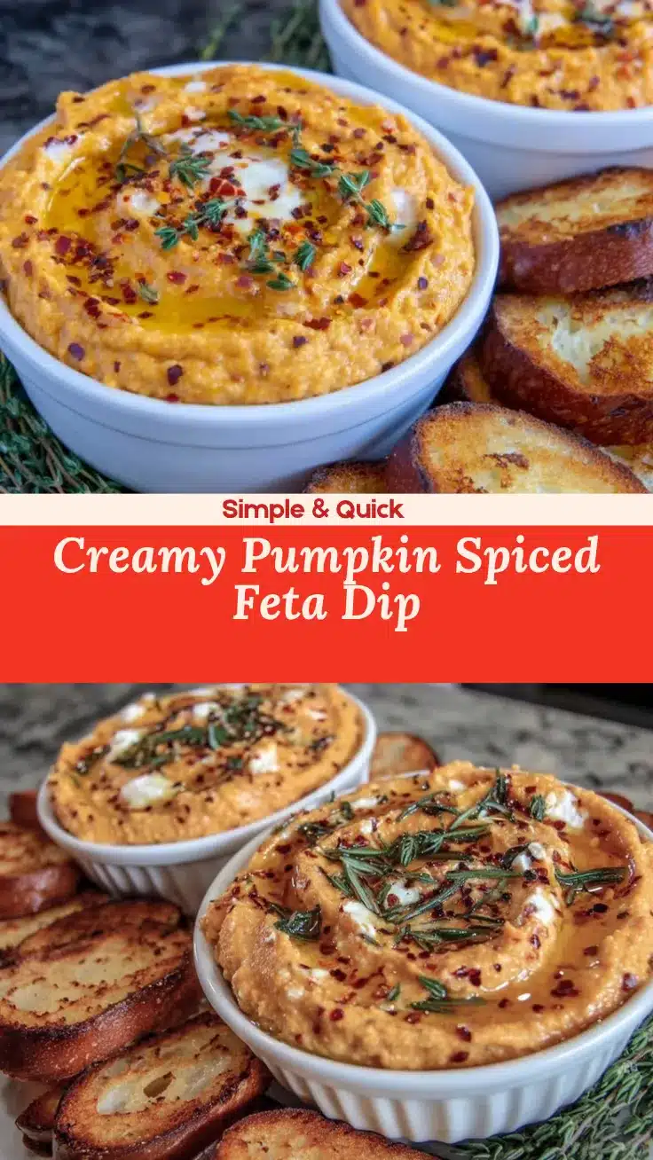 pumpkin spiced whipped feta dip recipe