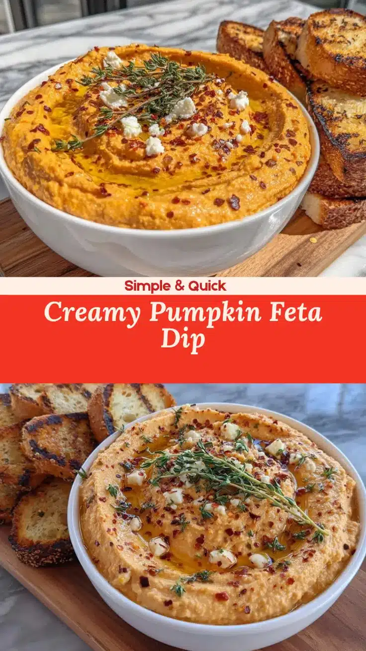 pumpkin whipped feta dip recipe