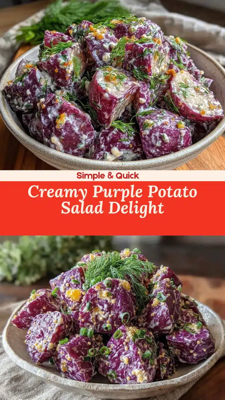 purple potato salad recipe