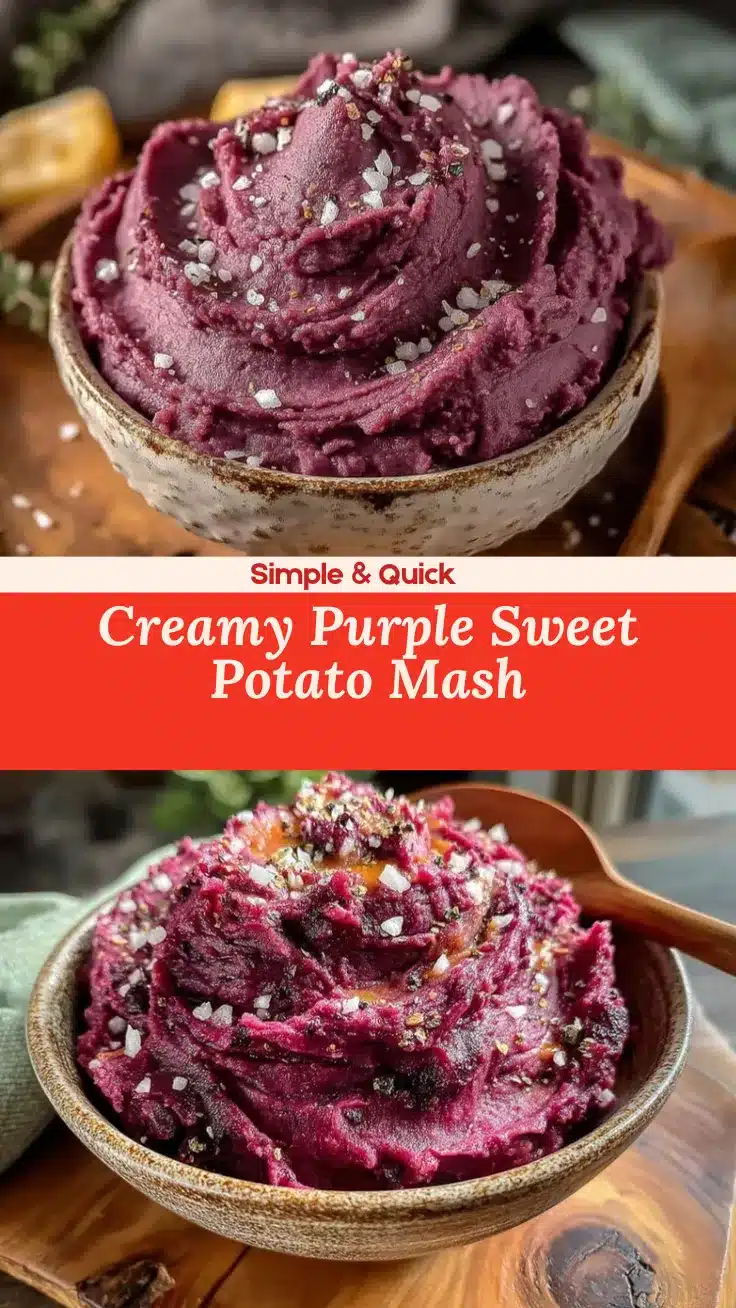 purple sweet potato mash recipe