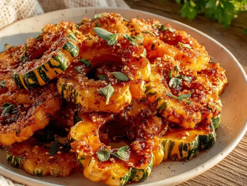 roasted delicata squash recipe - featured image