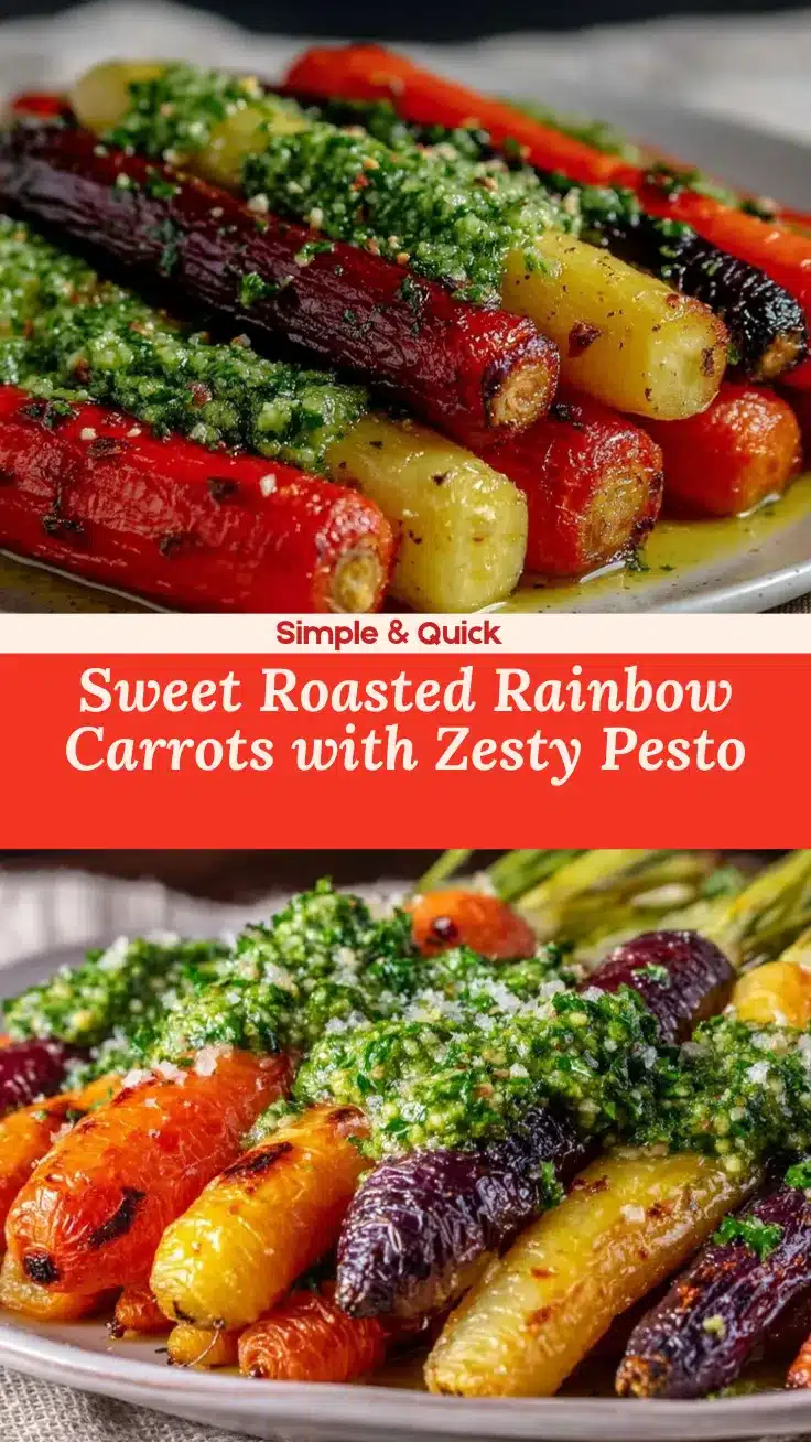 roasted rainbow carrots recipe