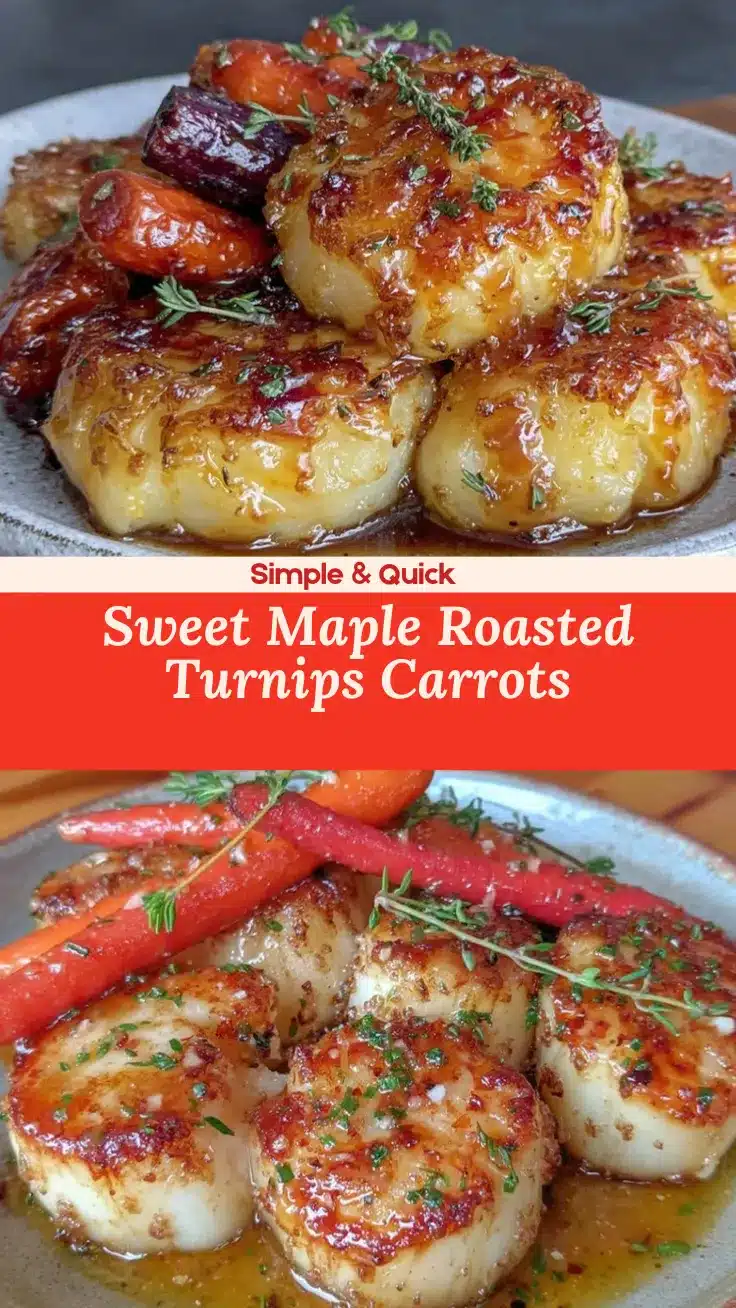 roasted turnips and carrots with maple glaze recipe