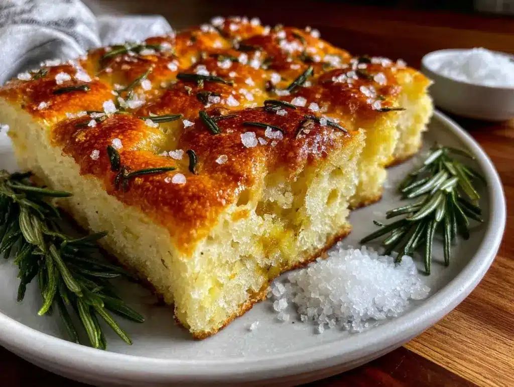 rosemary focaccia recipe - featured image