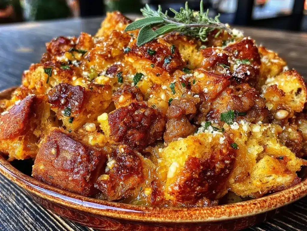 sausage and apple stuffing - featured image