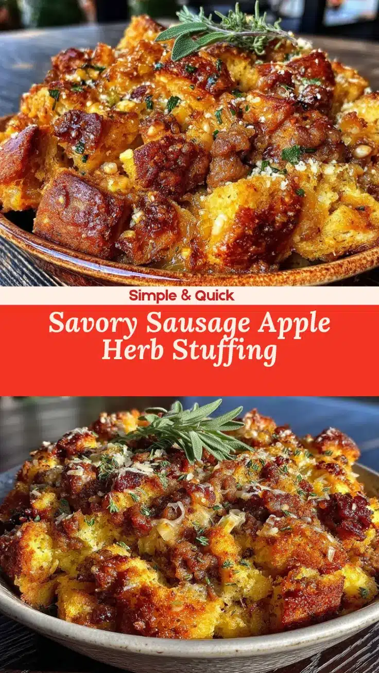 sausage and apple stuffing recipe