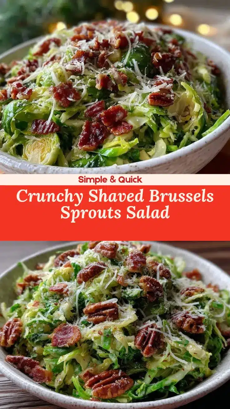 shaved Brussels sprouts salad recipe