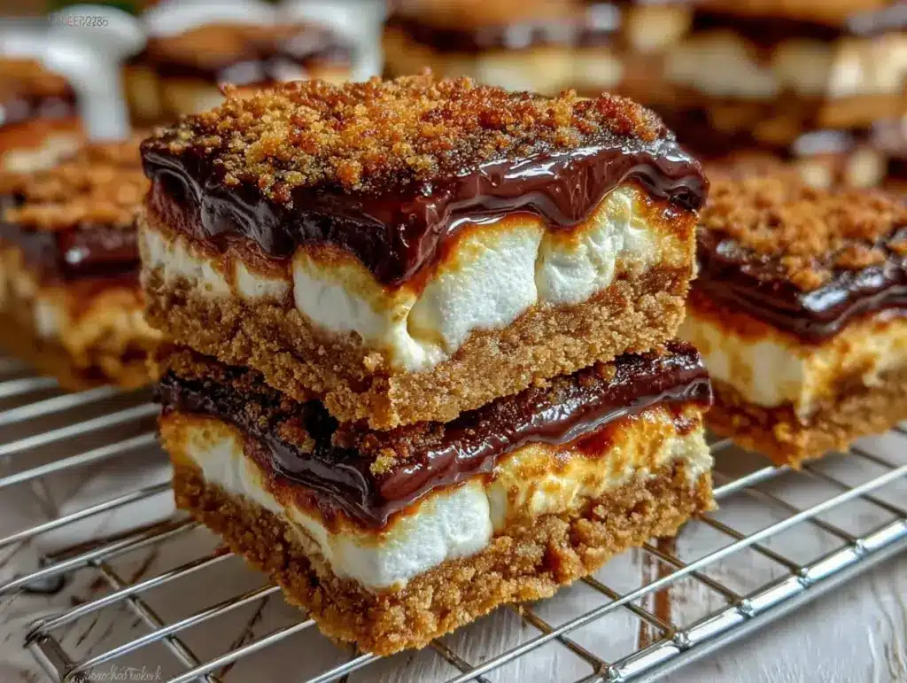 smores bars - featured image