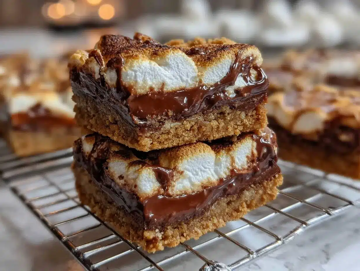 smores bars preparation steps