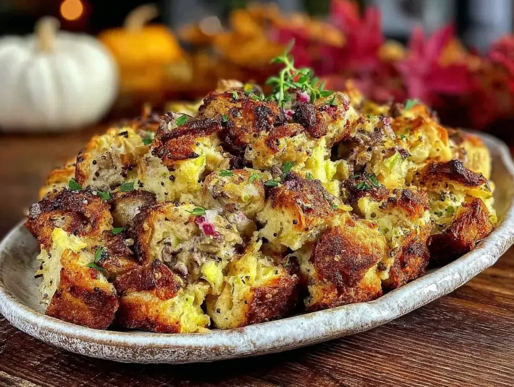 southern oyster stuffing recipe - featured image