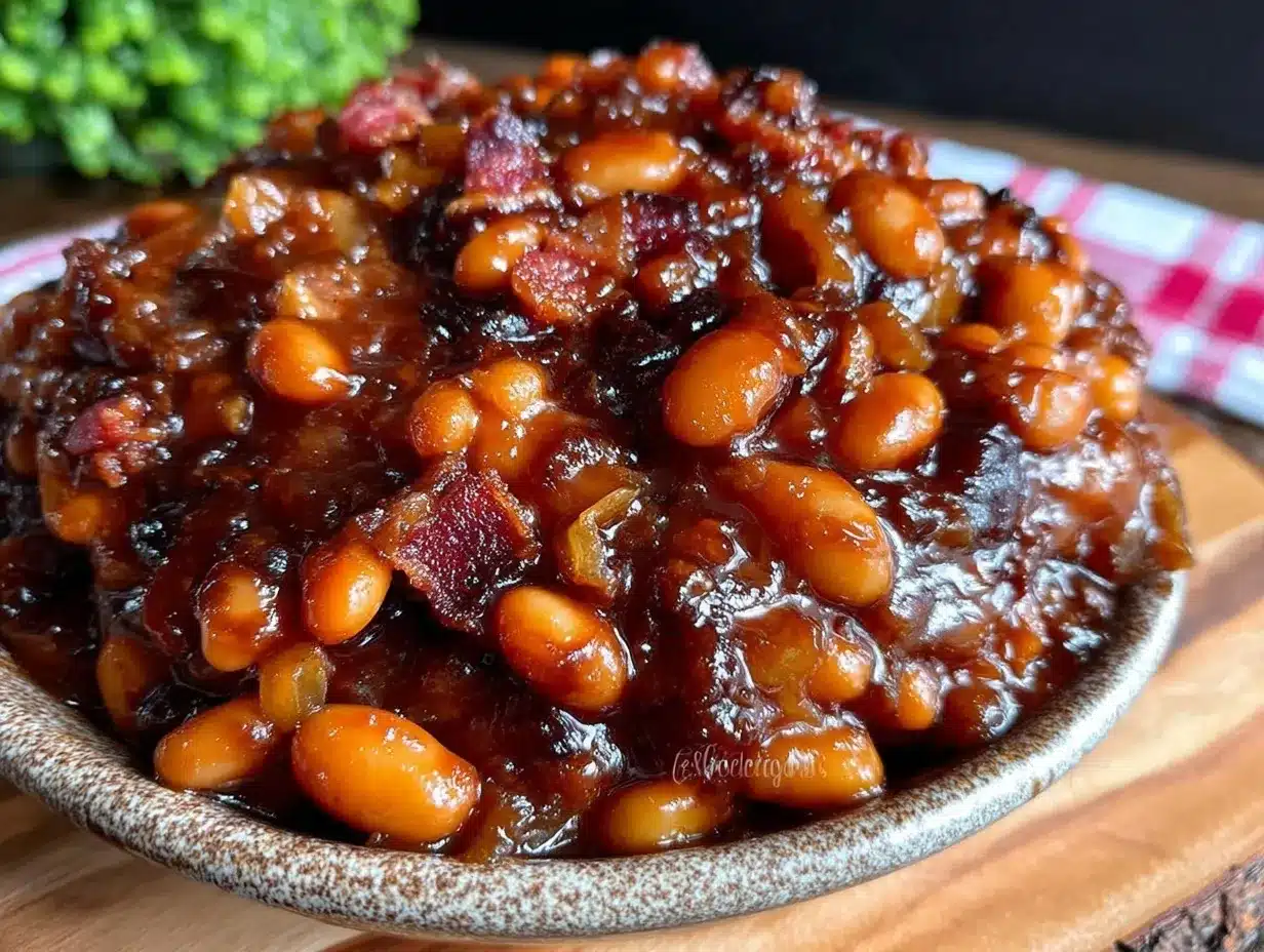 Southern-style baked beans preparation steps