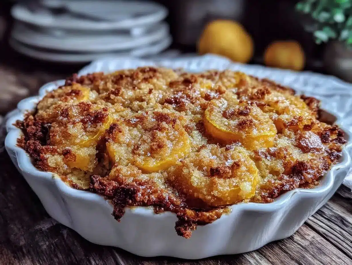 squash casserole recipe preparation steps