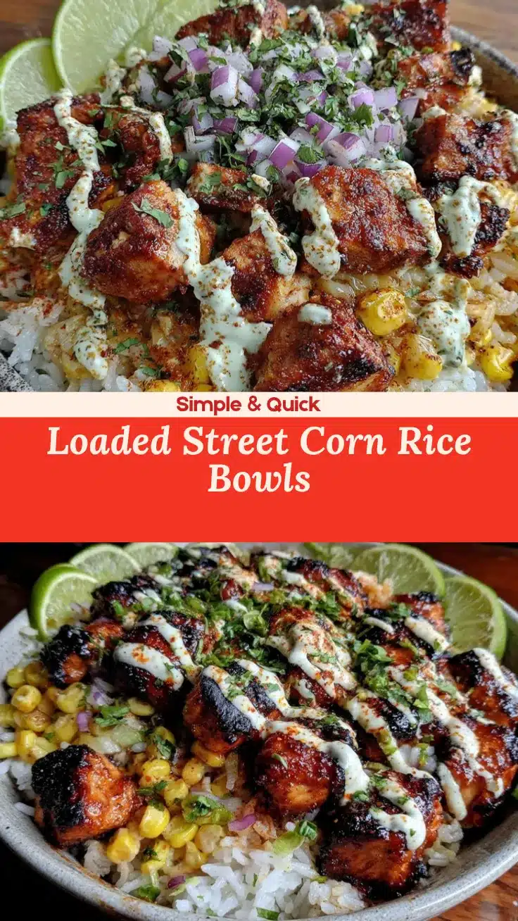 street corn chicken bowls recipe