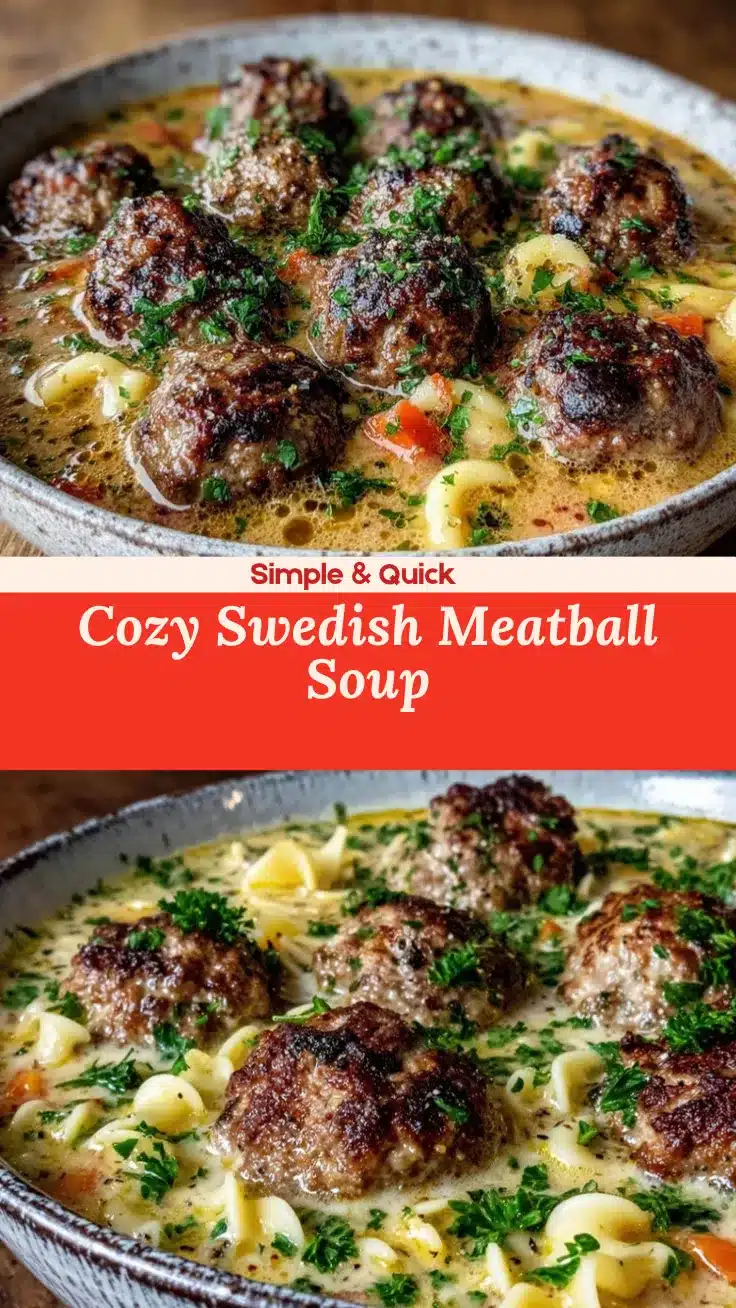 Swedish Meatball Soup recipe