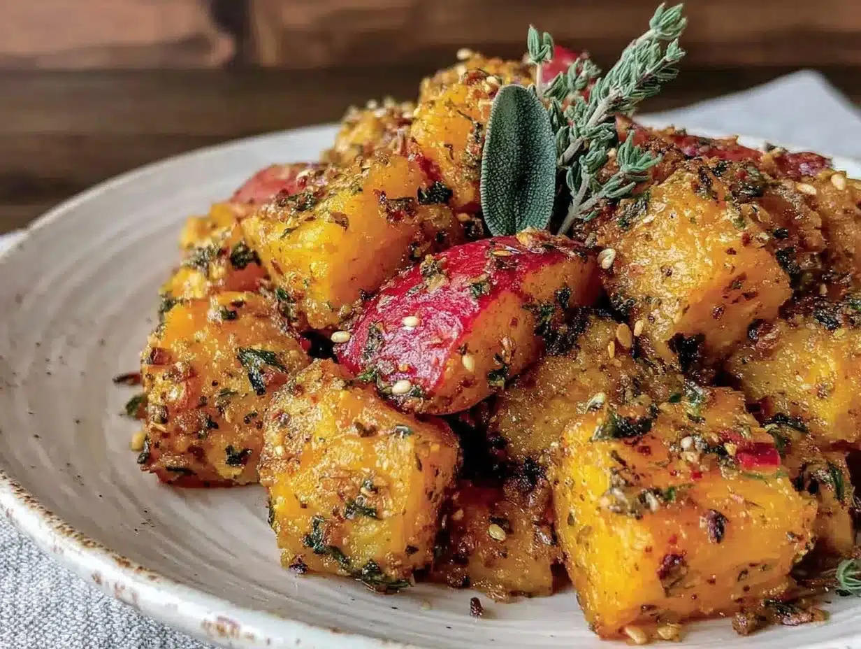 sweet potato hash with apples and sage preparation steps