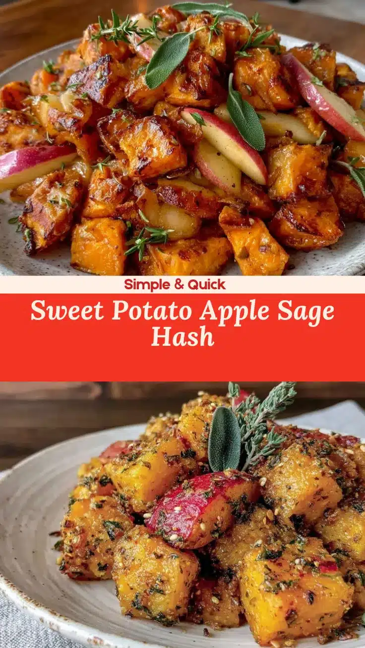 sweet potato hash with apples and sage recipe