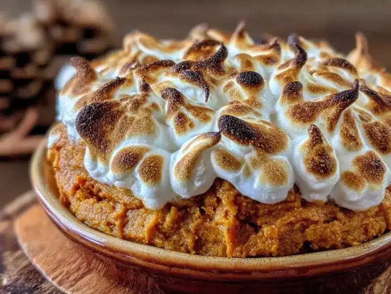 sweet potato soufflé recipe - featured image