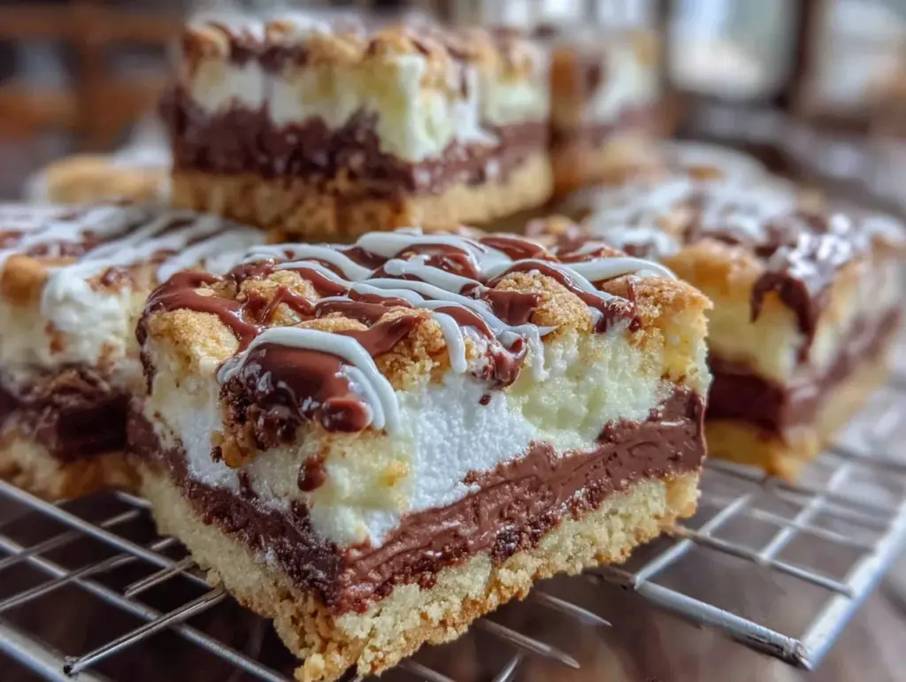 Triple Chocolate Smores Bars - featured image
