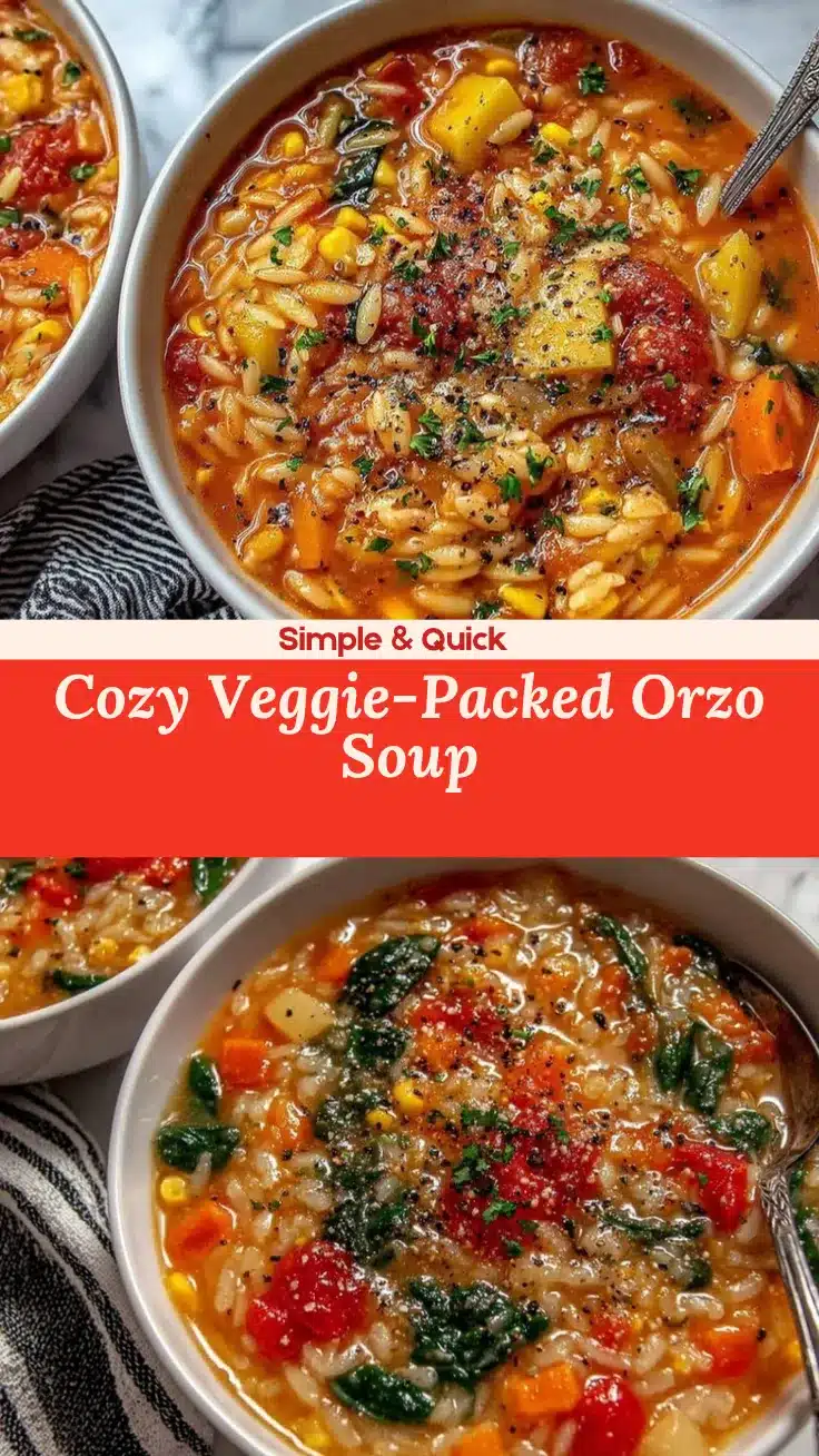 vegetable orzo soup recipe