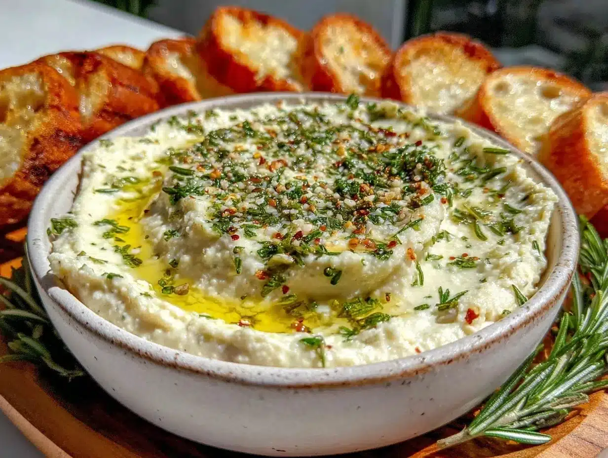 white bean and rosemary dip preparation steps