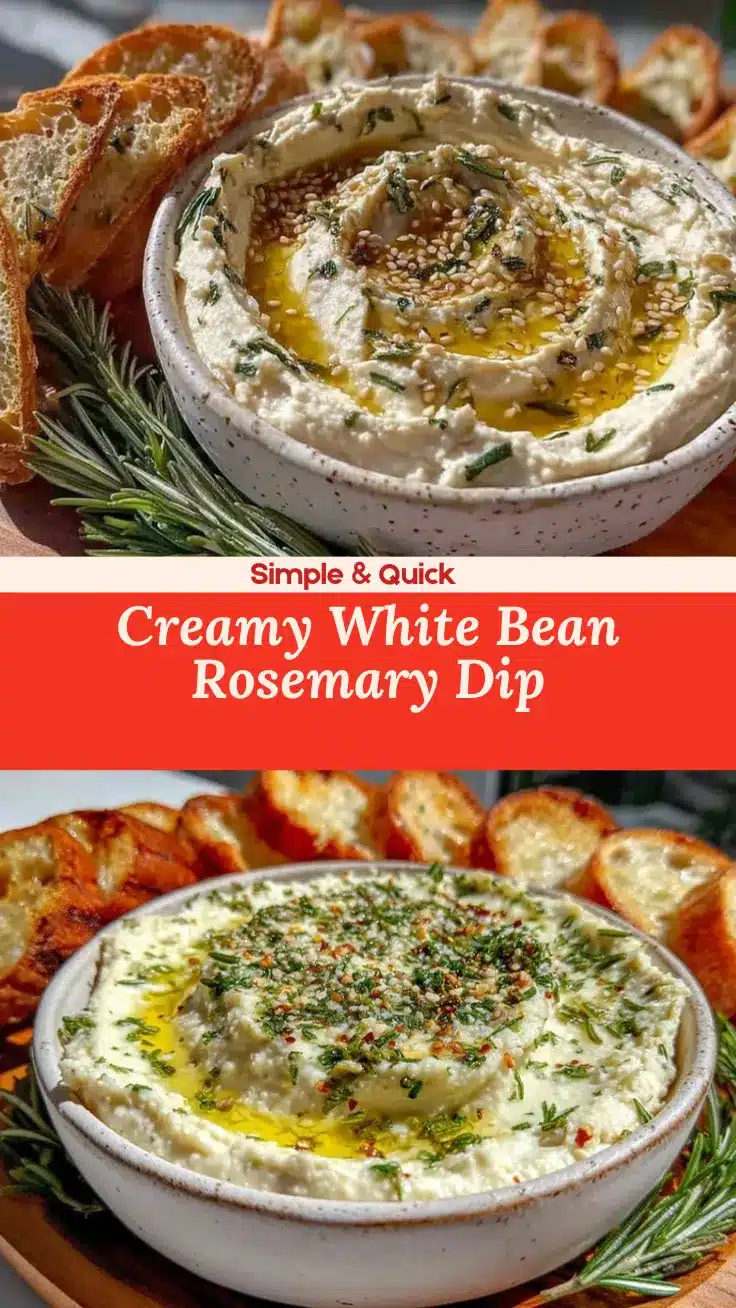 white bean and rosemary dip recipe