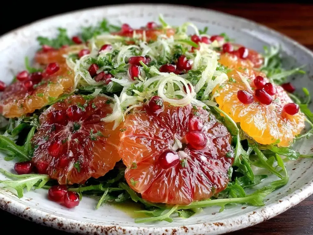 winter citrus salad - featured image