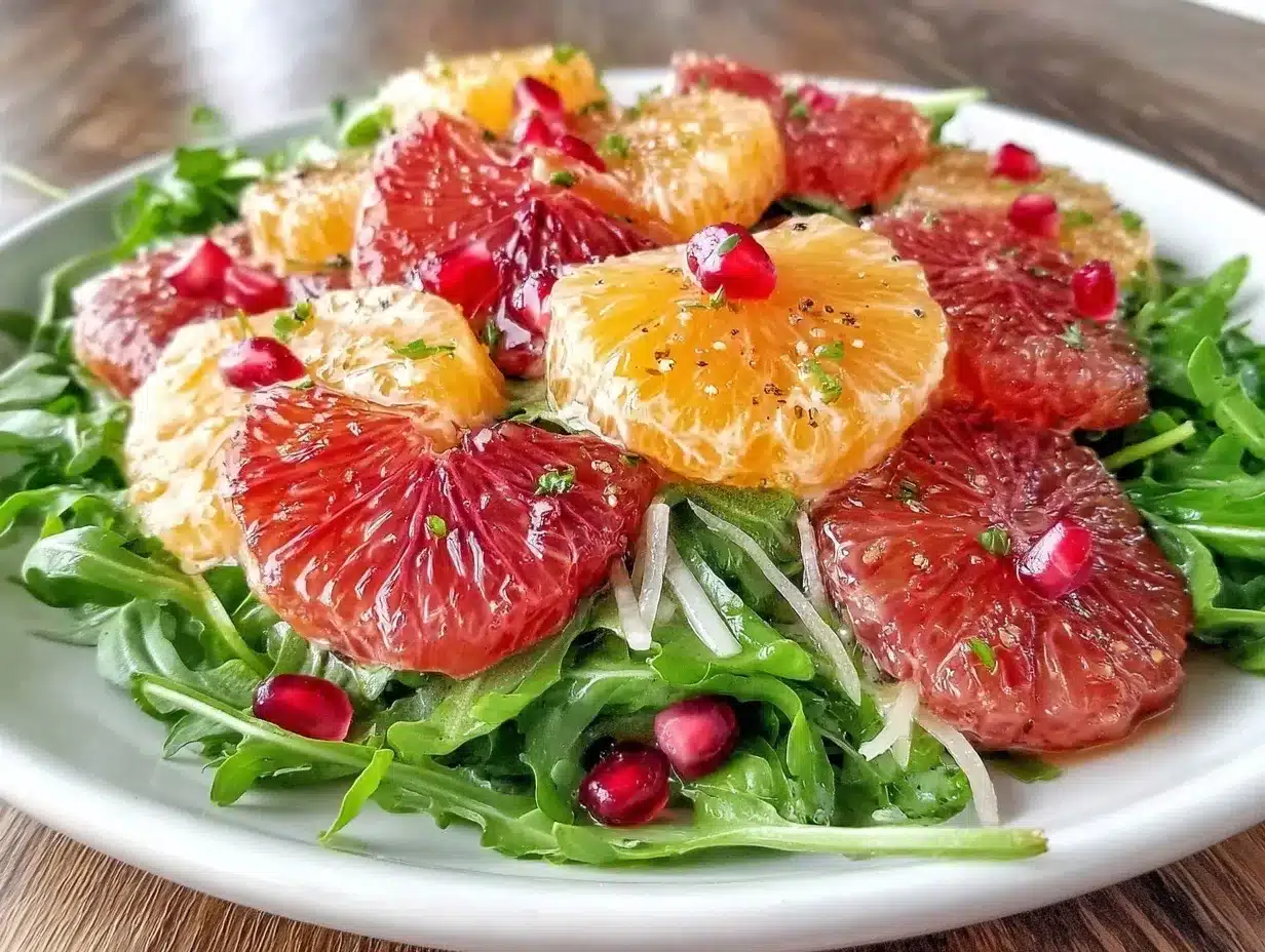 winter citrus salad preparation steps