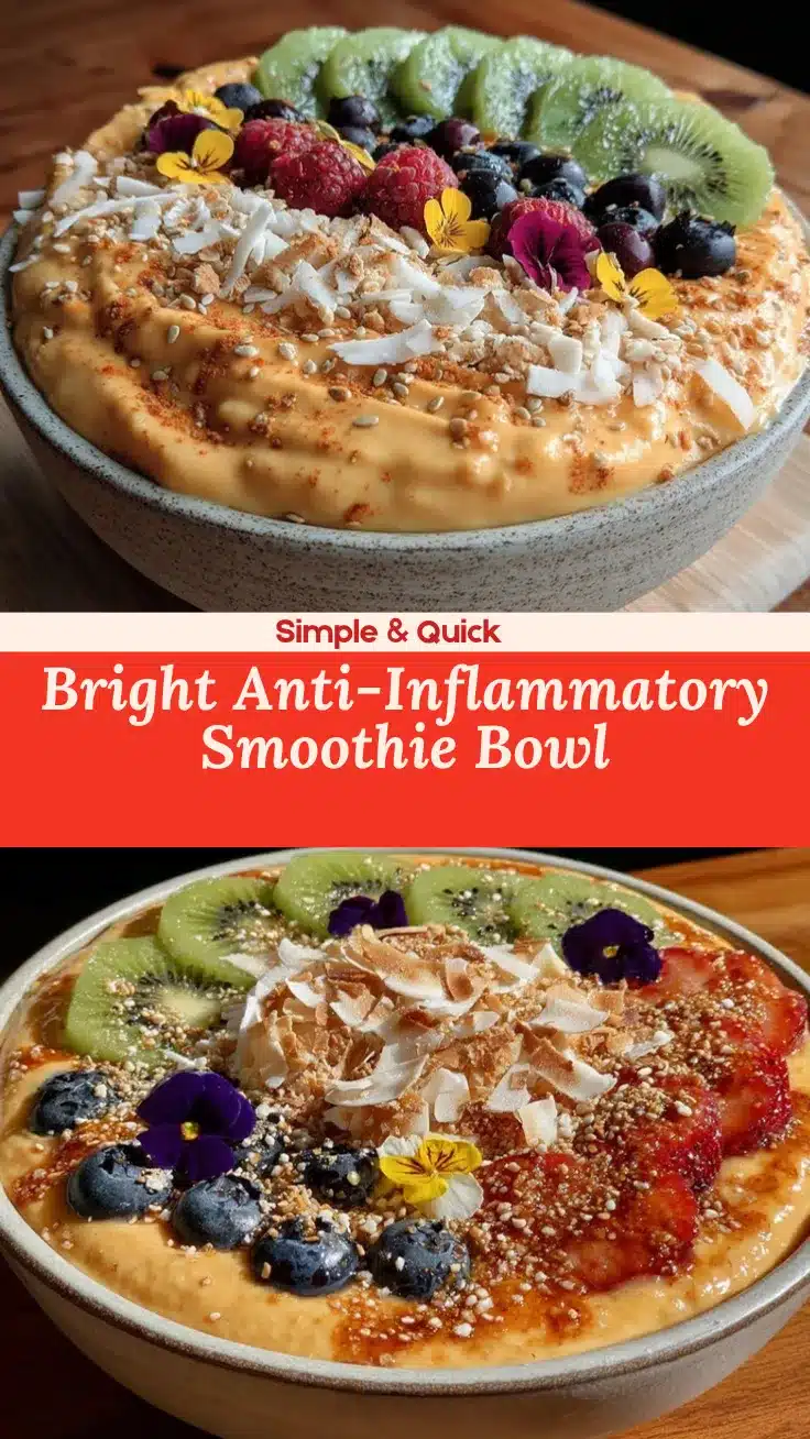 anti-inflammatory smoothie bowl recipe
