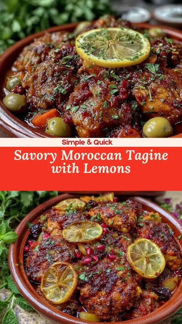 authentic moroccan tagine with preserved lemons recipe