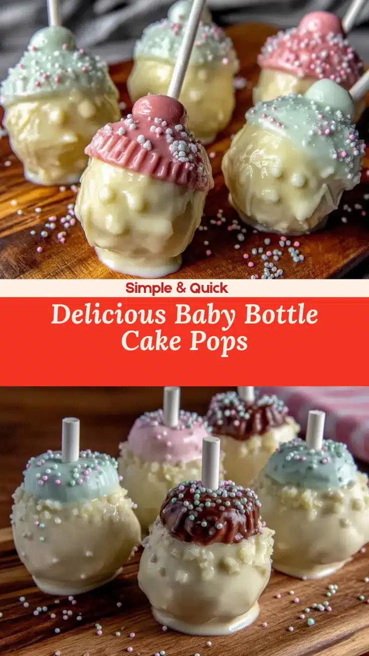 baby bottle cake pops recipe