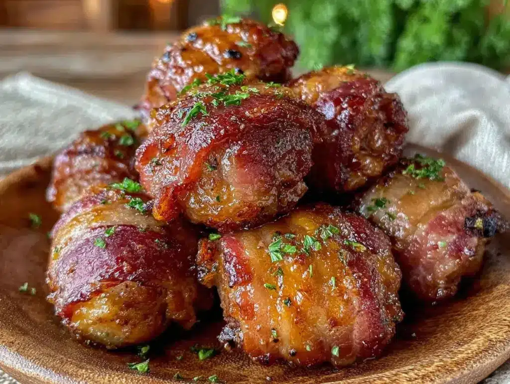 bacon wrapped water chestnuts recipe - featured image