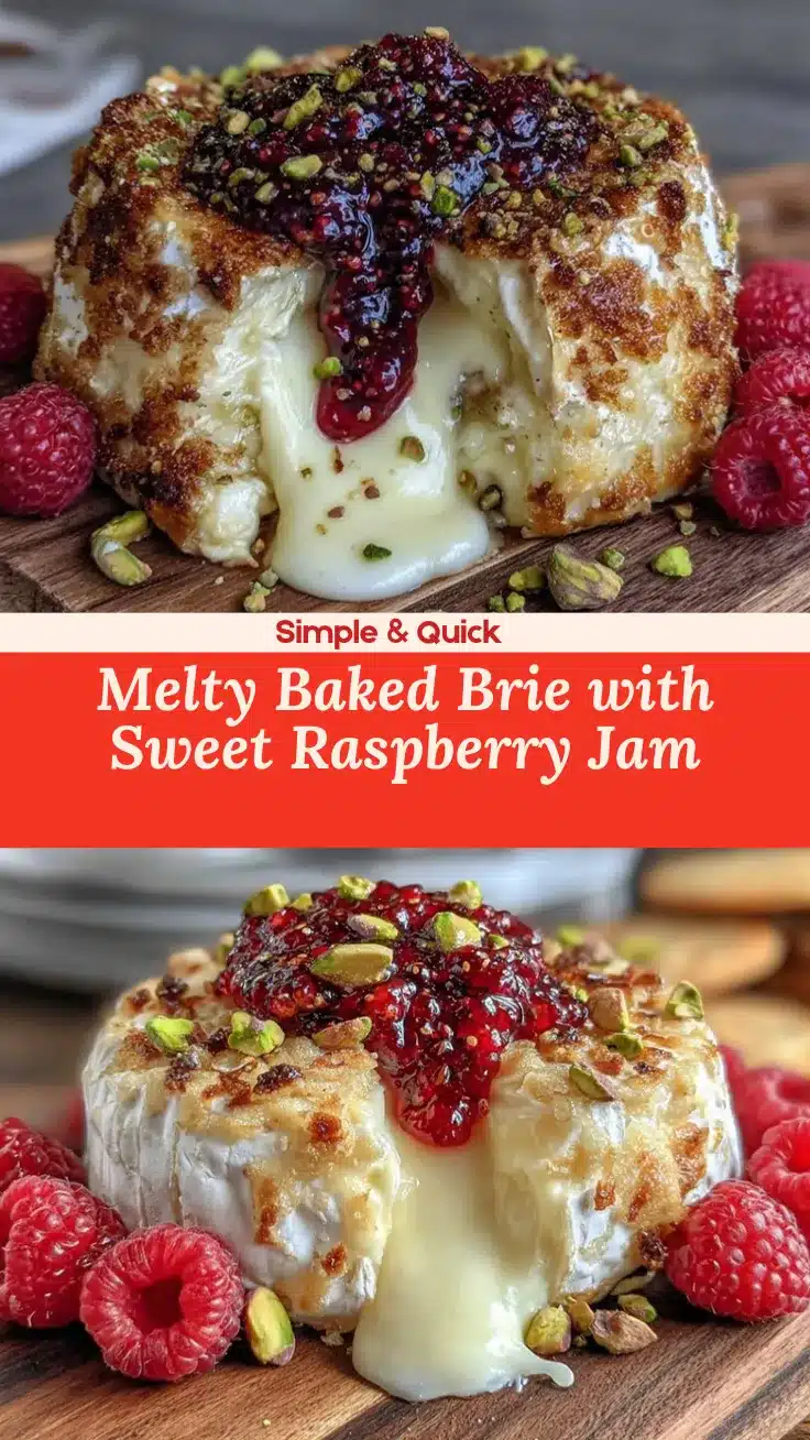 baked brie with raspberry jam recipe