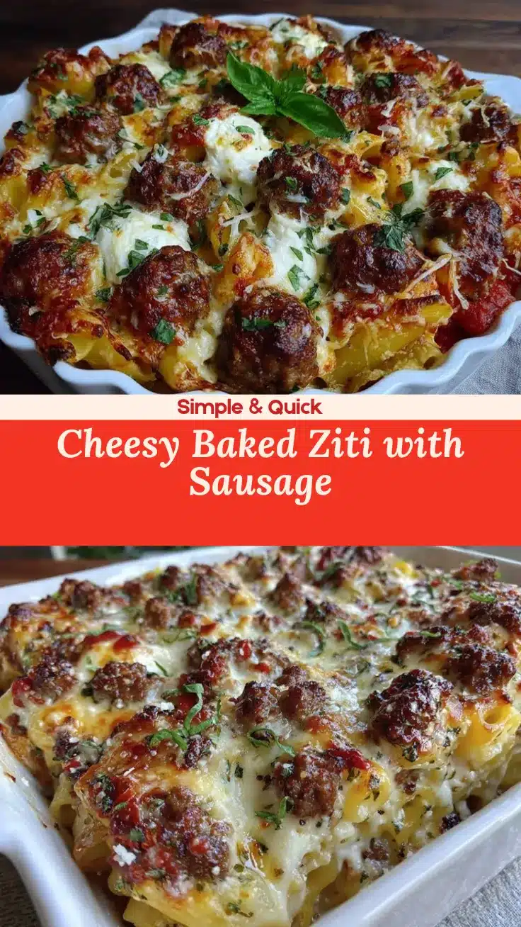 baked ziti with italian sausage recipe