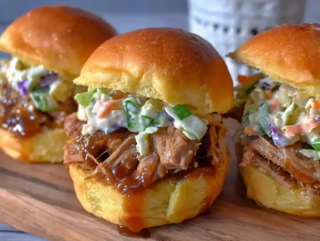 BBQ pulled pork sliders - featured image
