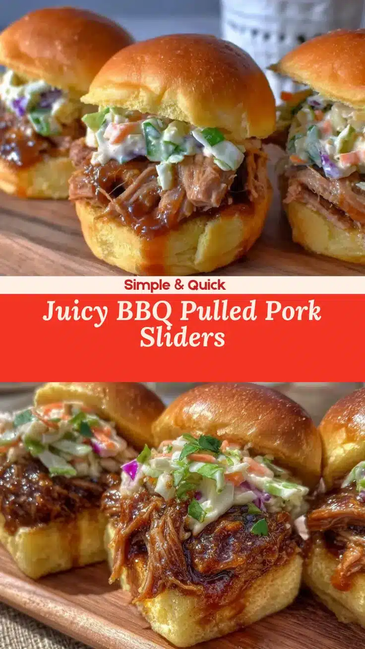 BBQ pulled pork sliders recipe