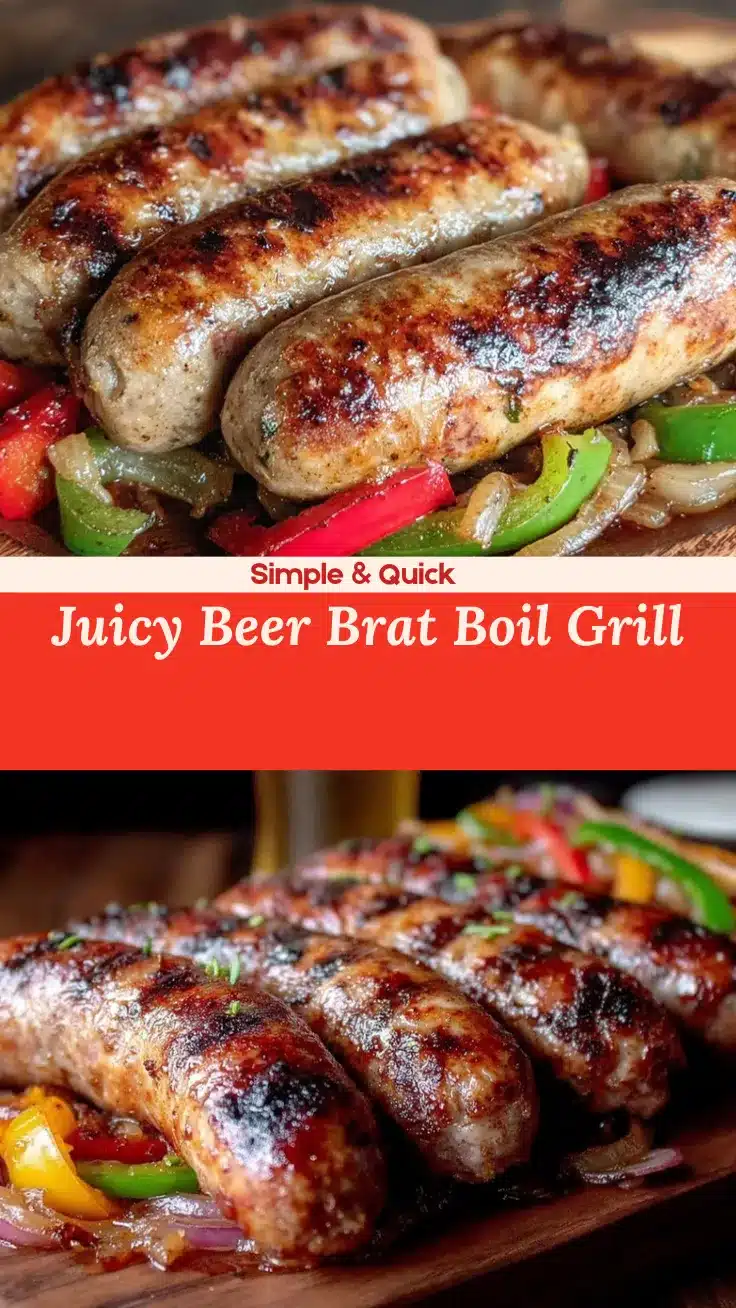 beer brat boil and grill recipe recipe