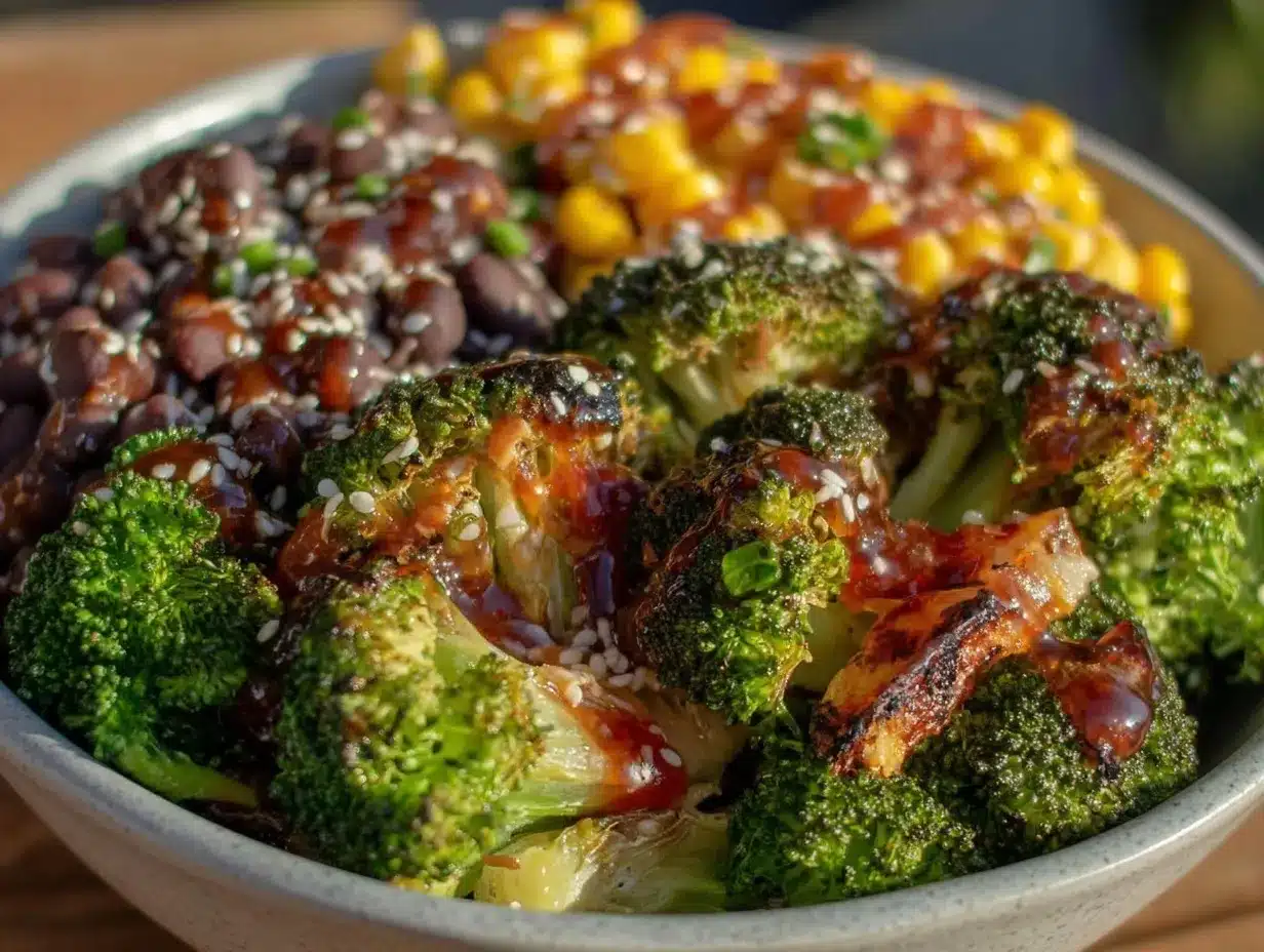 black bean and miso-sesame bowl preparation steps