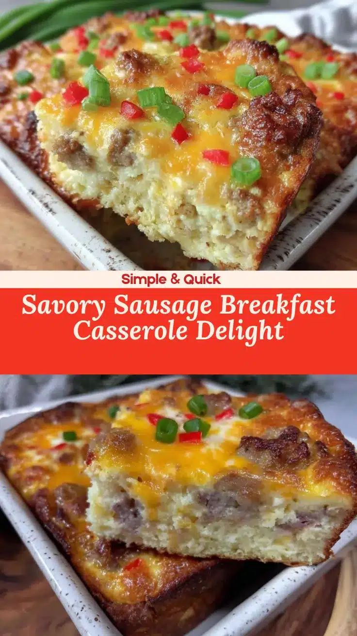 breakfast casserole with sausage recipe