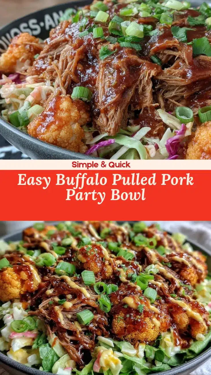 buffalo party bowl recipe